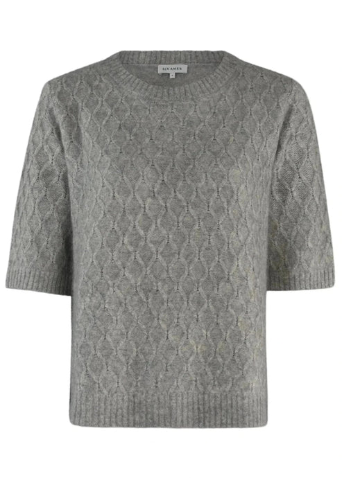 ODESSA SWEATER | GREY MELANGEE SIX AMES