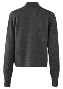 MAGNOLIA SWEATER | DARK GREY MELANGE SIX AMES