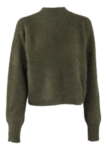 MAGNOLIA SWEATER | ARMY MELANGE SIX AMES