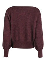 Load image into Gallery viewer, MALOU SWEATER | RED WINE MELANGE SIX AMES