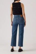 Load image into Gallery viewer, RIBCAGE STRAIGHT ANKLE JEANS | WELL WORN - BLACK (Copie) LEVI&#39;S