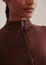 Load image into Gallery viewer, Varley ALWAYS ZIP THROUGH SWEAT | DEEP MAHOGANY