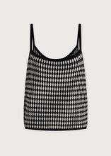 Load image into Gallery viewer, Varley JARED KNIT TOP | BLACK/EGRET
