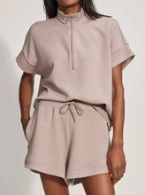 Charger l&#39;image dans la galerie, OLLIE HIGH RISE SHORT | TAUPE MARL VARLEY