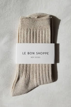 Load image into Gallery viewer, Her Socks - Modal Lurex: Ruby Glitter Le Bon Shoppe