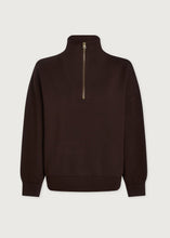 Load image into Gallery viewer, Varley HAWLEY HALF ZIP SWEAT | COFFEE BEAN
