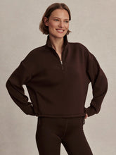Load image into Gallery viewer, SIAN CROPPED HALF ZIP MIDLAYER | COFFEE BEAN VARLEY