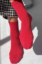 Load image into Gallery viewer, Her Socks - Modal Lurex: Copper Black Le Bon Shoppe