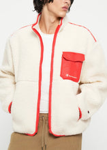 Load image into Gallery viewer, ZIP JACKET | WHITE/RED CHAMPION