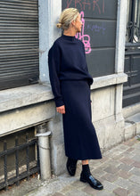 Load image into Gallery viewer, A-LINE KNIT SKIRT | DARK NIGHT CLOSED AT MELLOW CONCEPT