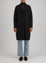 Load image into Gallery viewer, OVERCOAT PRESSED WOOL | BORDEAU BLUE HARRIS WHARF LONDON