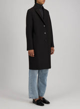 Load image into Gallery viewer, OVERCOAT PRESSED WOOL | BORDEAU BLUE HARRIS WHARF LONDON