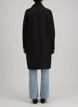 Load image into Gallery viewer, OVERCOAT PRESSED WOOL | BORDEAU BLUE HARRIS WHARF LONDON