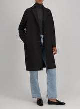 Load image into Gallery viewer, OVERCOAT PRESSED WOOL | BORDEAU BLUE HARRIS WHARF LONDON