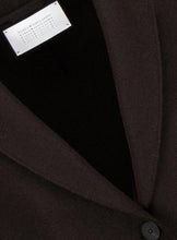 Load image into Gallery viewer, OVERCOAT PRESSED WOOL | BORDEAU BLUE HARRIS WHARF LONDON