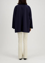 Load image into Gallery viewer, COUNTRY CAPE BOILED WOOL | NAVY BLUE HARRIS WHARF LONDON