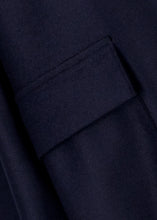 Load image into Gallery viewer, COUNTRY CAPE BOILED WOOL | NAVY BLUE HARRIS WHARF LONDON