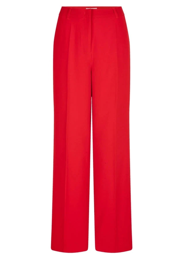 ALAIN STRAIGHT LEG PANTS | BRIGHT RED DANTE6