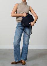 Load image into Gallery viewer, MIDI SATIN | STRIPE MIDNIGHT (Copie) MARREA