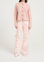 Load image into Gallery viewer, ALPHAGZ SHORT CARDIGAN | ROSE GREY MELANGE