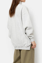 Charger l&#39;image dans la galerie, KEEP TURTLENECK OVERSIZED SWEATSHIRT  | MARLED GREY AME