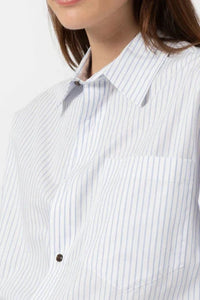 KARAKTER SHIRT | BLUE STRIPED AME