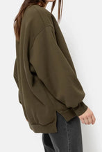 Charger l&#39;image dans la galerie, ULLA OVERSIZED SWEATSHIRT | KHAKI AME