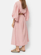 Load image into Gallery viewer, JAMIES LONG SHIRT DRESS | RED STRIPED AME