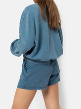 Charger l&#39;image dans la galerie, JASELINE SWEAT SHORT | VINTAGE BLUE AME