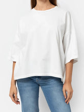 Charger l&#39;image dans la galerie, ELOISE BOXY T-SHIRT | WHITE AME