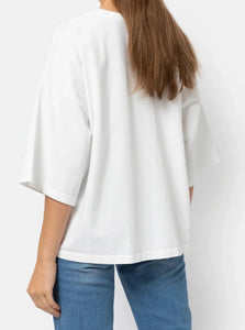 ELOISE BOXY T-SHIRT | WHITE AME