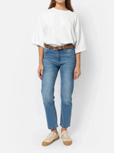 Load image into Gallery viewer, GWEN STRAIGHT DENIM PANTS L32 | MID-BLUE by AME