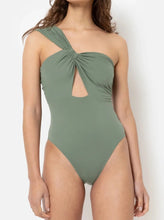Load image into Gallery viewer, INSTANT ONE SHOULDER SWIMSUIT | KHAKI by AME