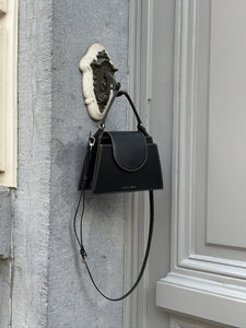 ANNA HANDBAG | CHARCOAL ZARINA ROUGE