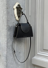 Load image into Gallery viewer, ANNA HANDBAG | CHARCOAL ZARINA ROUGE AT MELLOW CONCEPT