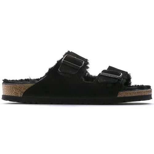 ARIZONA SHEARLING | BLACK BIRKENSTOCK