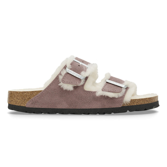 ARIZONA SHEARLING SUEDE LEATHER | FADED PURPLE BIRKENSTOCK