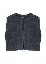 Load image into Gallery viewer, AYAKA&#39;CL TEDDY WAISTCOAT | ANTHRACITE CLUB L&#39;AVENIR