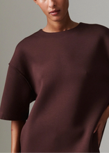 Load image into Gallery viewer, AMALIE SCUBA TOP | CHOCOLATE PLUM DAY BIRGER AND MIKKELSEN