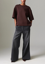 Load image into Gallery viewer, AMALIE SCUBA TOP | CHOCOLATE PLUM DAY BIRGER AND MIKKELSEN