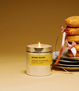 SCENTED CANDLE 250G | CHAMPAGNE FIZZ & BRIOCHE KISS BOOGIE BOUGIE