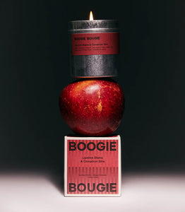 SCENTED CANDLE 250G | LIPSTICK STAINS & CINNAMON SINS BOOGIE BOUGIE