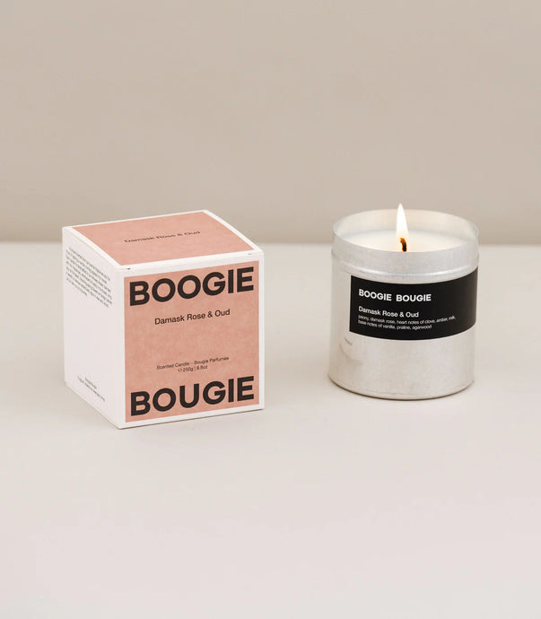 SCENTED CANDLE 250G | DAMASK ROSE & OUD BOOGIE BOUGIE