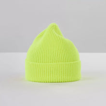 Load image into Gallery viewer, BEANIE | FLUO YELLOW LE BONNET