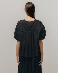 VOLUME BLOUSE | BLACK EMIN & PAUL