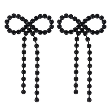 Load image into Gallery viewer, BOW EARRINGS | BLACK LOVE STORIES INTIMATES