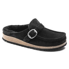 Charger l&#39;image dans la galerie, BUCKLEY SHEARLING SUEDE | BLACK BIRKENSTOCK