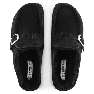 BUCKLEY SHEARLING SUEDE | BLACK BIRKENSTOCK