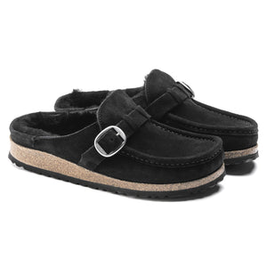 BUCKLEY SHEARLING SUEDE | BLACK BIRKENSTOCK