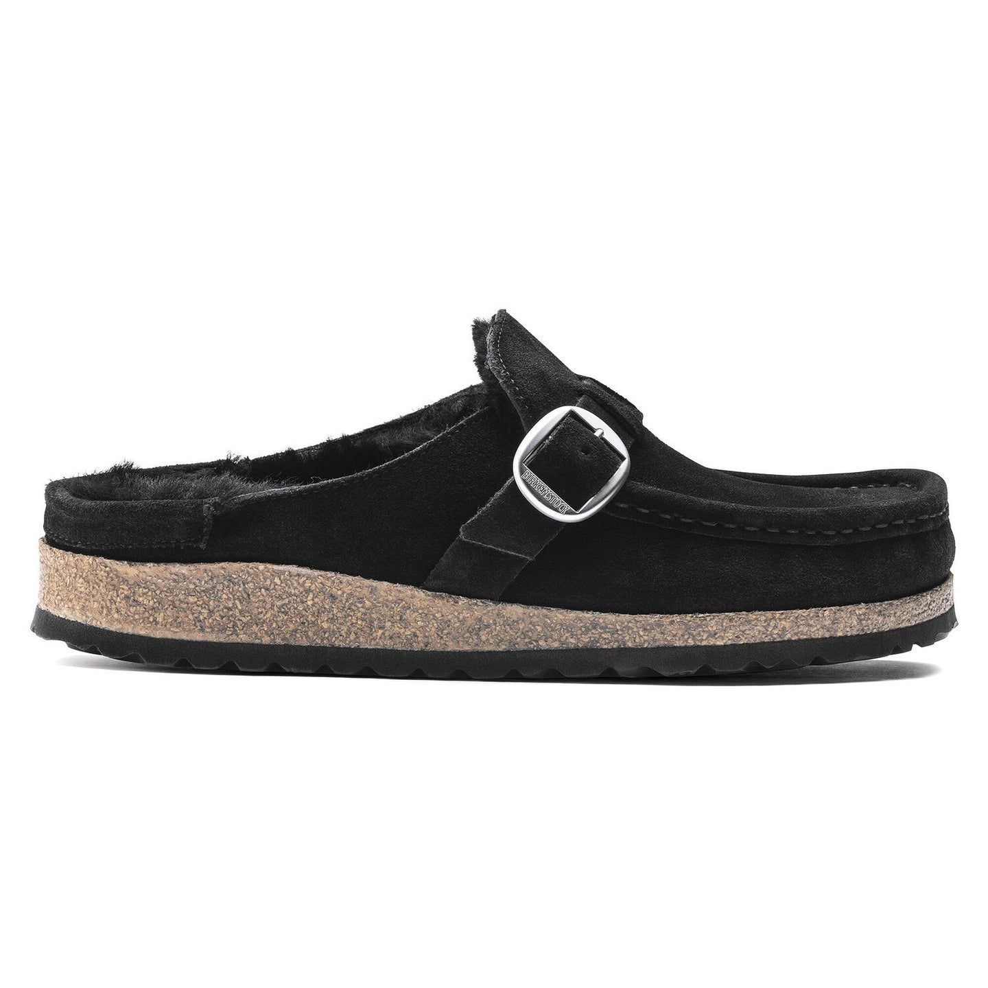 BUCKLEY SHEARLING SUEDE | BLACK BIRKENSTOCK